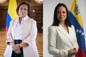 Canciller Rosa Villavicencio y María Corina Machado en debate por Nobel de Paz 2025