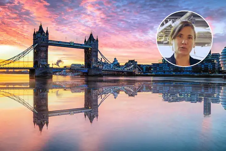 Zulma Guzmán detenida en Londres tras incidente en el río Támesis