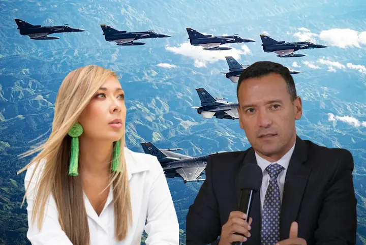 Katherine Miranda y el ministro Pedro Sánchez en debate por bombardeos contra las disidencias.