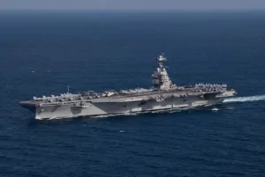 Portaaviones USS Gerald R. Ford desplegado en el Caribe por la Armada de EE. UU.