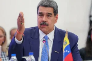 El presidente de Venezuela, Nicolás Maduro, durante una intervención en 2024.