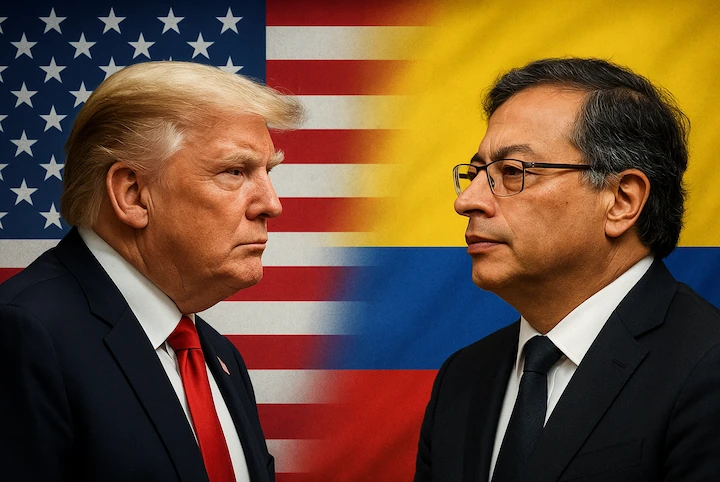 Trump califica a Petro de “matón” y anuncia fin de la ayuda; Petro responde apelando a la justicia internacional